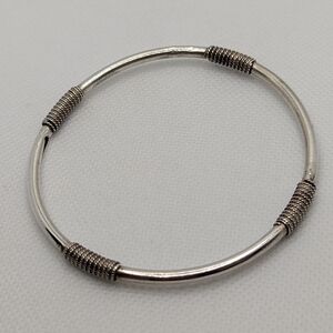 Silver Bangle Bracelet